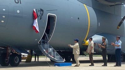 Pesawat Airbus A400M Tiba di Indonesia, Tepatnya Di Lanud Halim Perdanakusuma, Jakarta